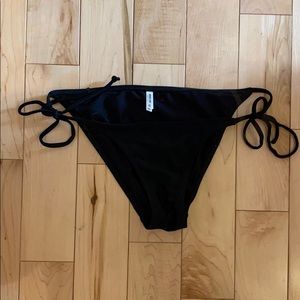 Ardene black XS swimsuit string bikini bottoms